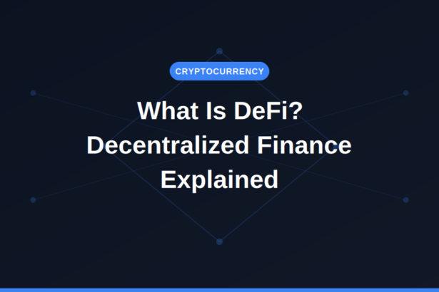 What is DeFi — decentralized finance explained